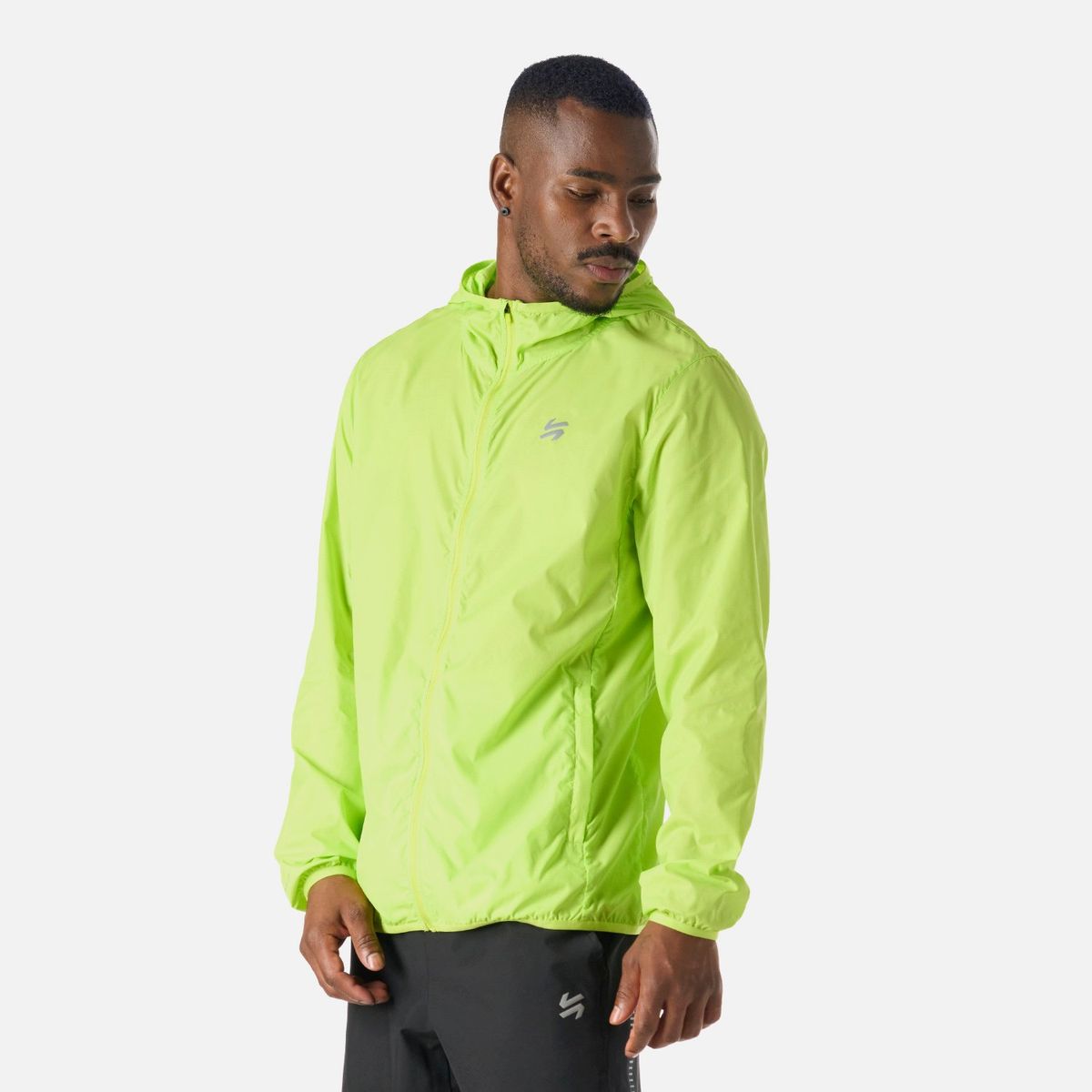 VULCANO - Chaqueta Hombre Built To Move Windbreaker Jacket Verde Lima Vulcano
