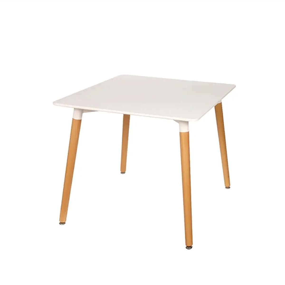 CORI CORI - Mesa de Comedor Melamina Cuadrada 80x80cms Blanca