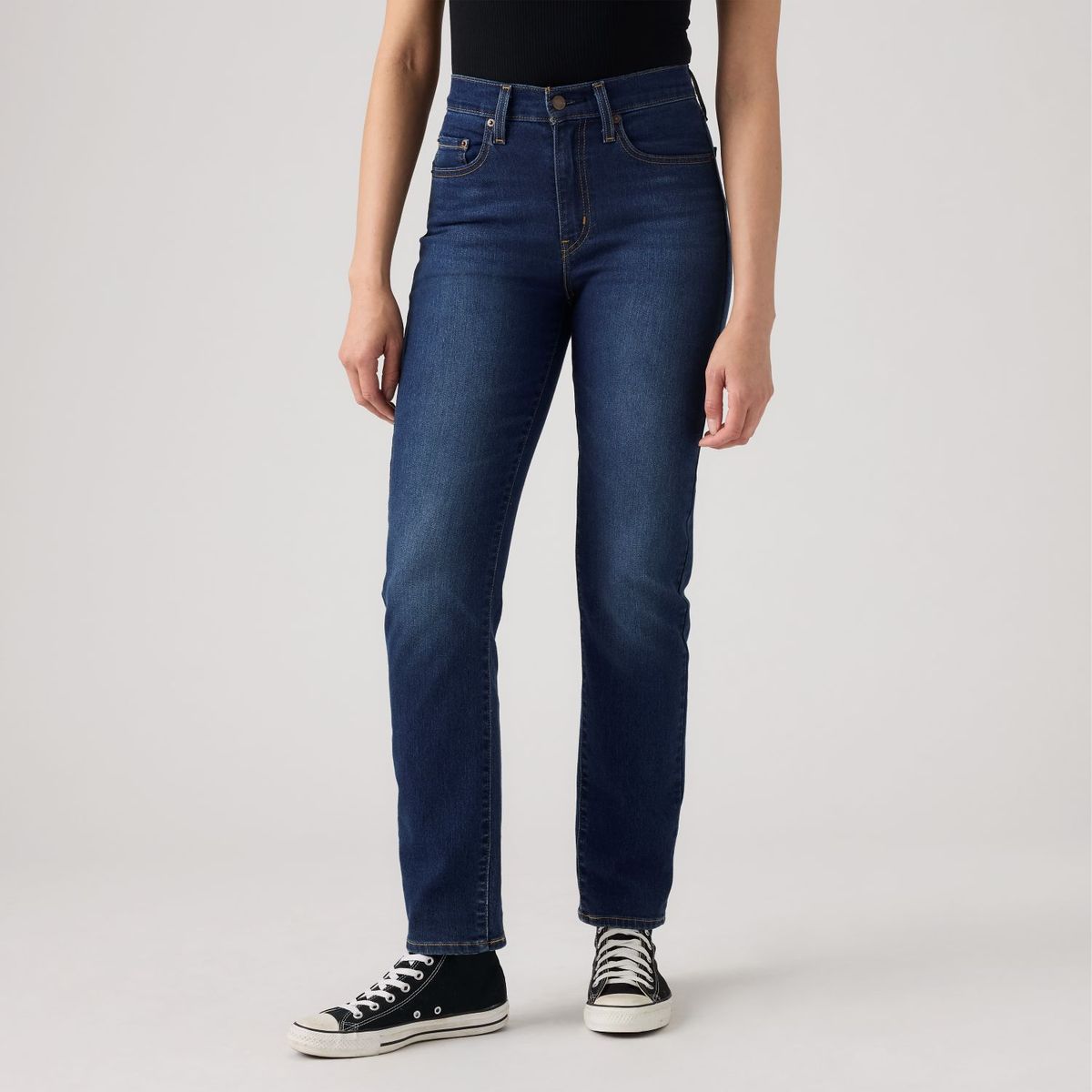 LEVIS - Jeans Mujer 724 High Rise Straight Azul Levis
