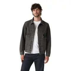 LEVIS - Chaqueta Hombre Type 2 Trucker Negro