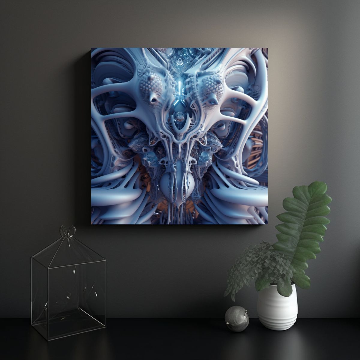 GENERICO - Cuadro Alta Calidad Descendencia Genética 80x80 Cm