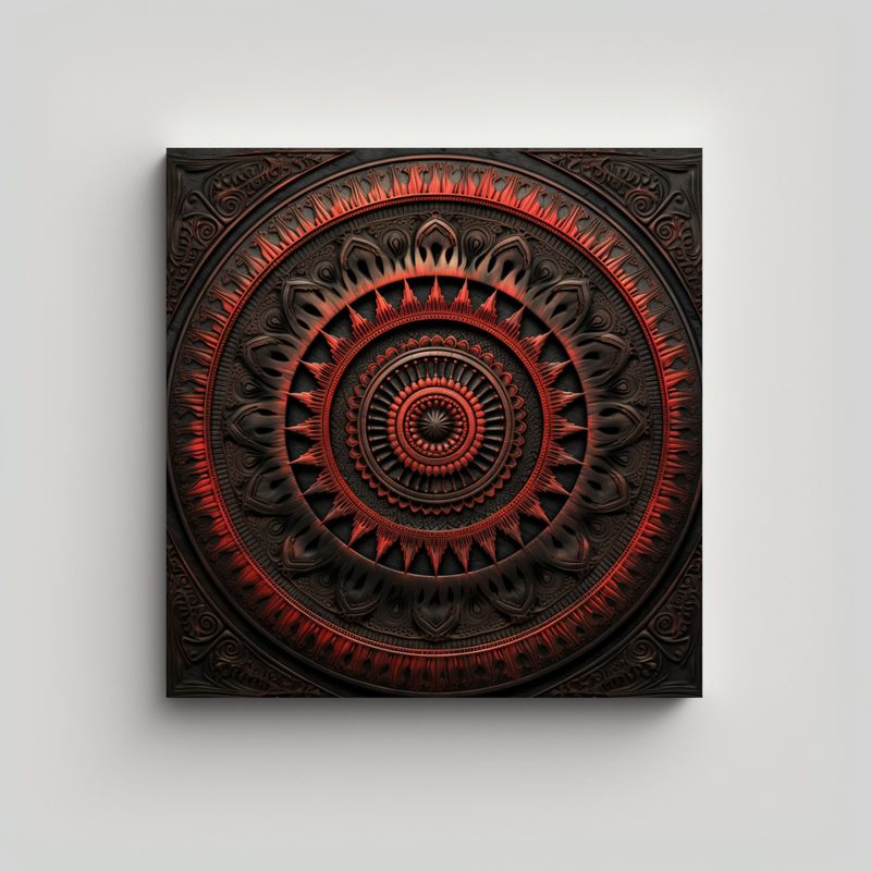GENERICO - Cuadro Decorativo De Arte Fino Fotografía 70x70 Cm