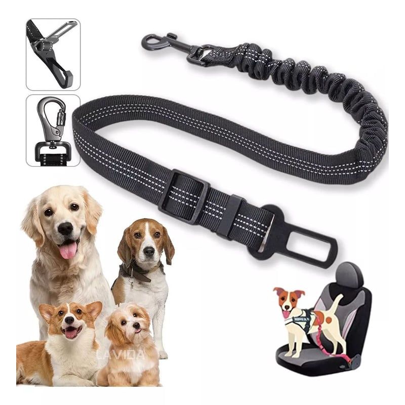 GENERICO - Adaptador Cinturón De Seguridad Correa De Mascotas De Auto
