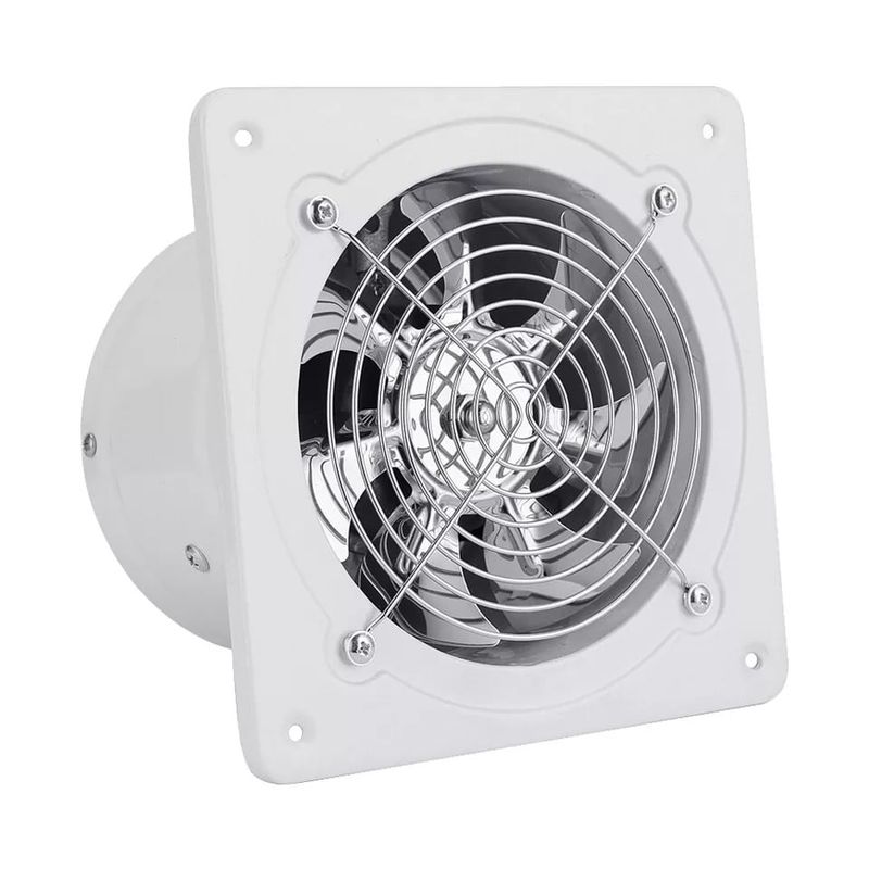 KUANGYE - Extractor De Aire Metálico Industrial 10 Pulgadas Para Baño Cocina