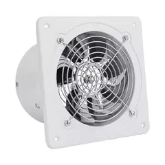KUANGYE - Extractor De Aire Metálico Industrial 10 Pulgadas Para Baño Cocina