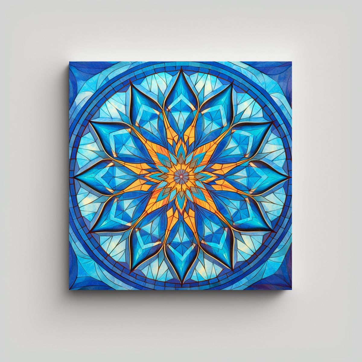 GENERICO - Composición Colores Duradero Mandala Estrella 90x90 Cm