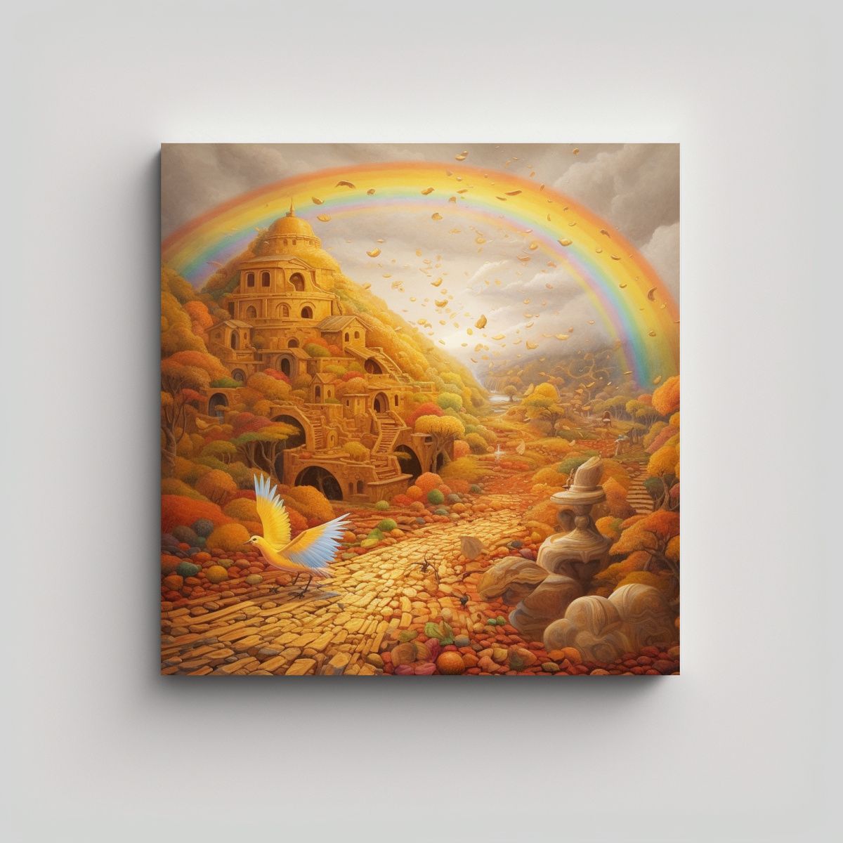 GENERICO - Pinturas Decorativas Tela En Bastidor Venta 90x90 Cm
