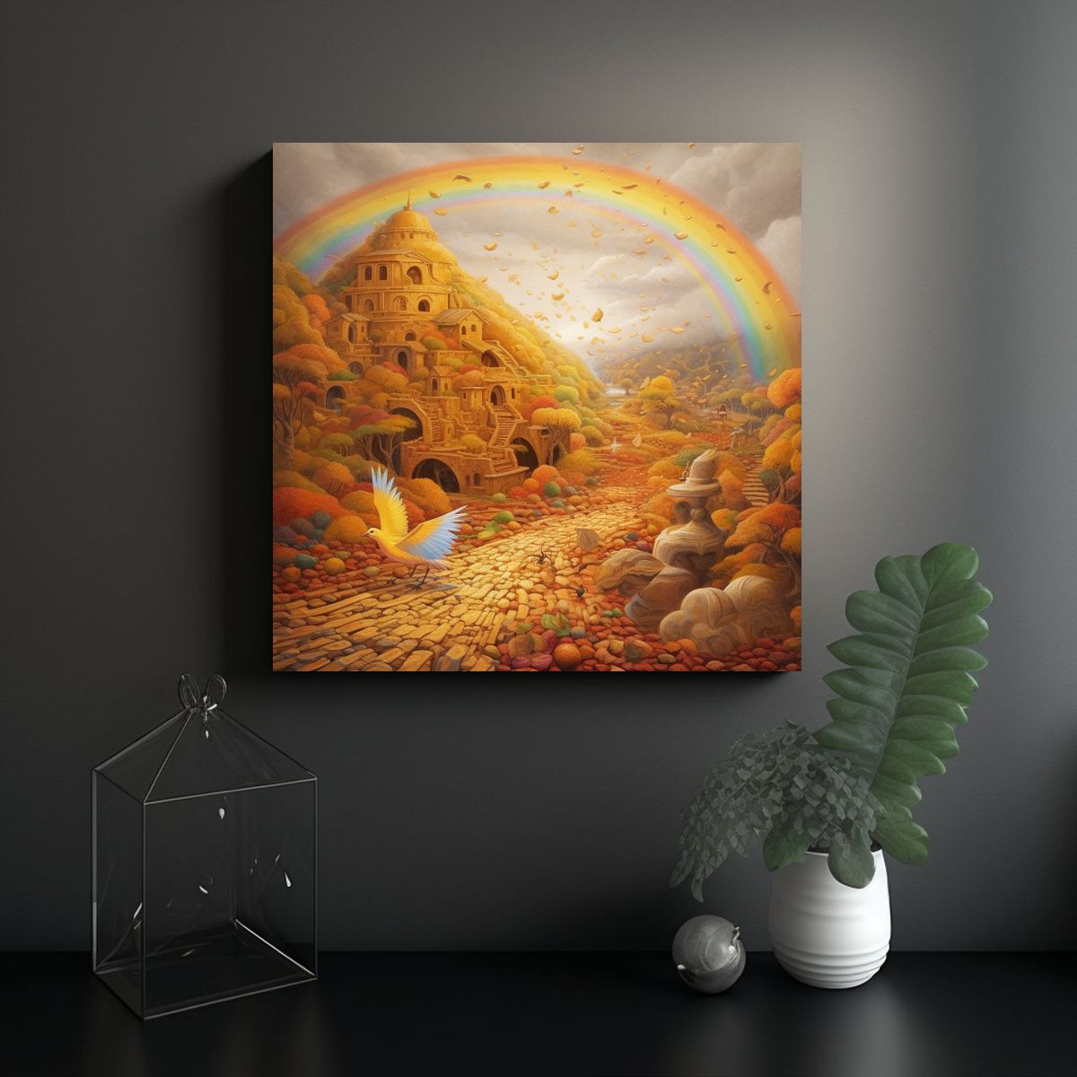 GENERICO - Pinturas Decorativas Tela En Bastidor Venta 90x90 Cm