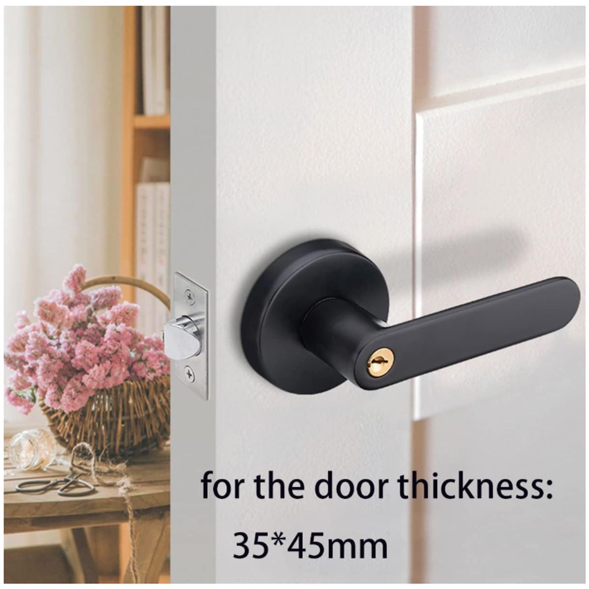 KUANGYE - Cerradura Chapa Acceso Manilla Para Puerta