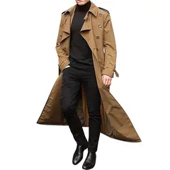 TIOZONEY - Abrigo a prueba de viento casual para hombres