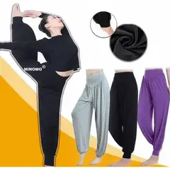 EDWINAYY - Pantalones De Mujer Sueltos Yoga Ejercicio Pilates Danza