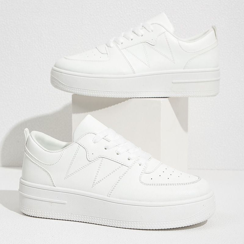 VATYERTY - Zapatillas deportivas bajas de punto transpirables de talla grande