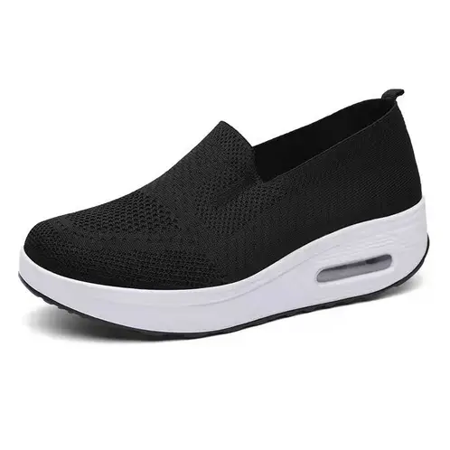 VATYERTY - Zapatillas deportivas transpirables sin cordones para mujer