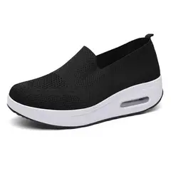 VATYERTY - Zapatillas deportivas transpirables sin cordones para mujer