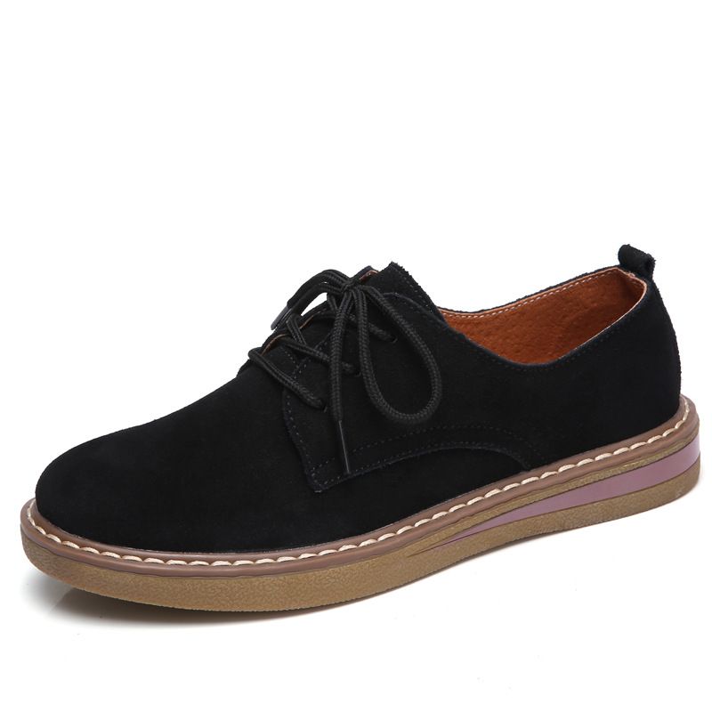 VATYERTY - Elegantes zapatos planos Oxford beige para mujer