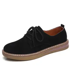 VATYERTY - Elegantes zapatos planos Oxford beige para mujer