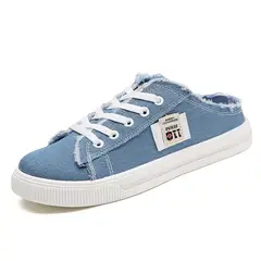 VATYERTY - Mocasines lisos con punta redonda para mujer