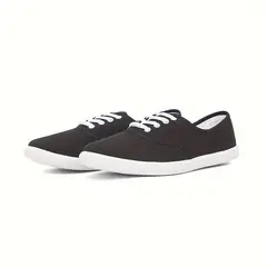 VATYERTY - Zapatos planos casuales de color liso para mujer