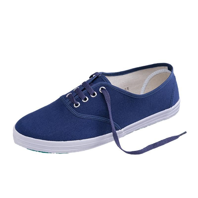 VATYERTY - Zapatos planos casuales de color liso para mujer