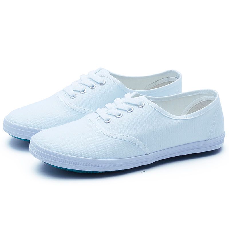 VATYERTY - Zapatos planos casuales de color liso para mujer