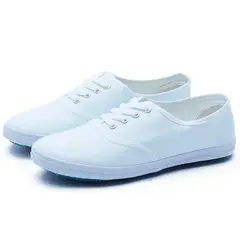 VATYERTY - Zapatos planos casuales de color liso para mujer