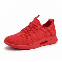 VATYERTY - Zapatillas de running de punto transpirables para hombre