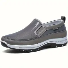 VATYERTY - Zapatos mocasines transpirables de punto para hombre de talla grande