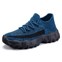 VATYERTY - Zapatillas deportivas informales de tejido moderno para hombre