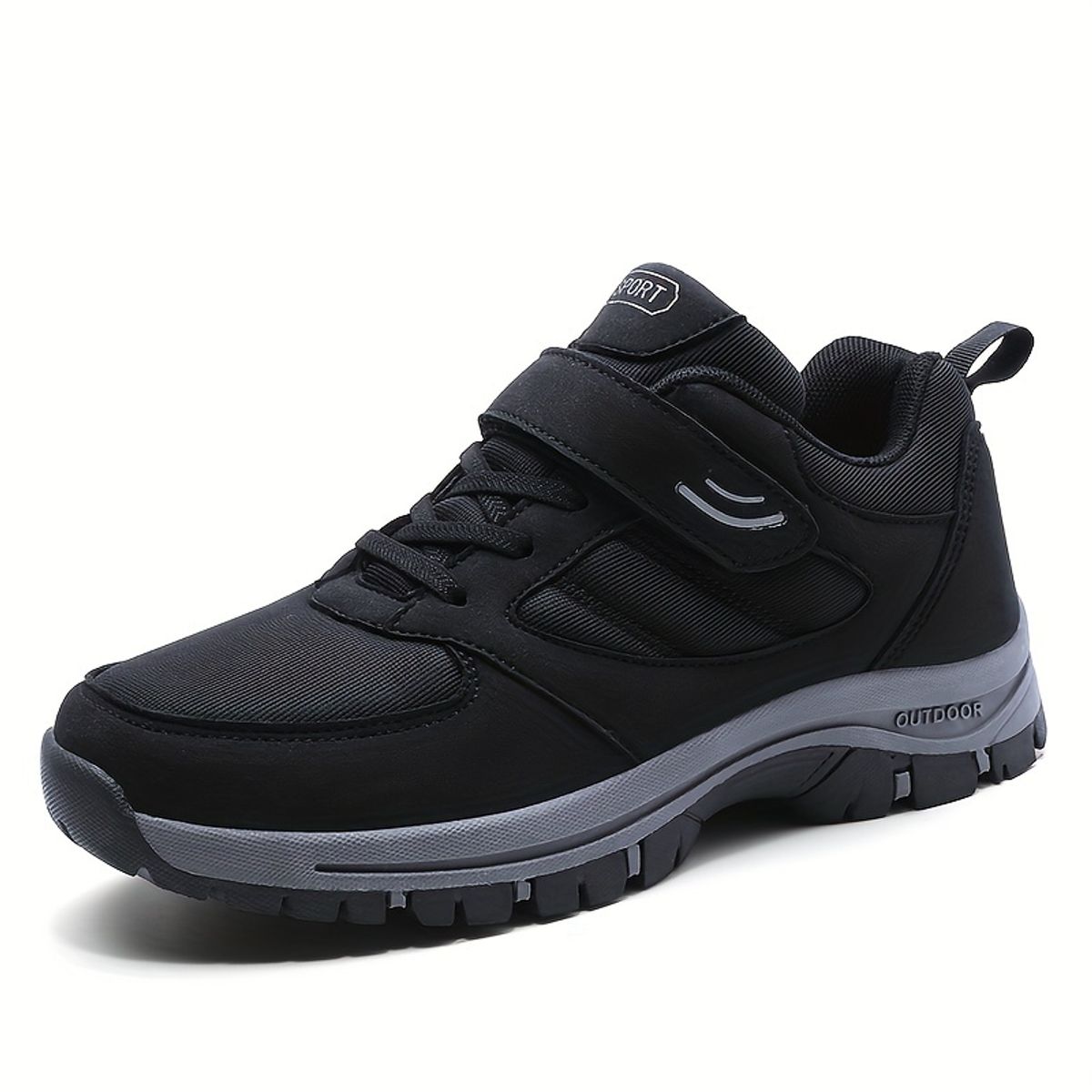 VATYERTY - Zapatos casuales transpirables para hombre con cierre de velcro