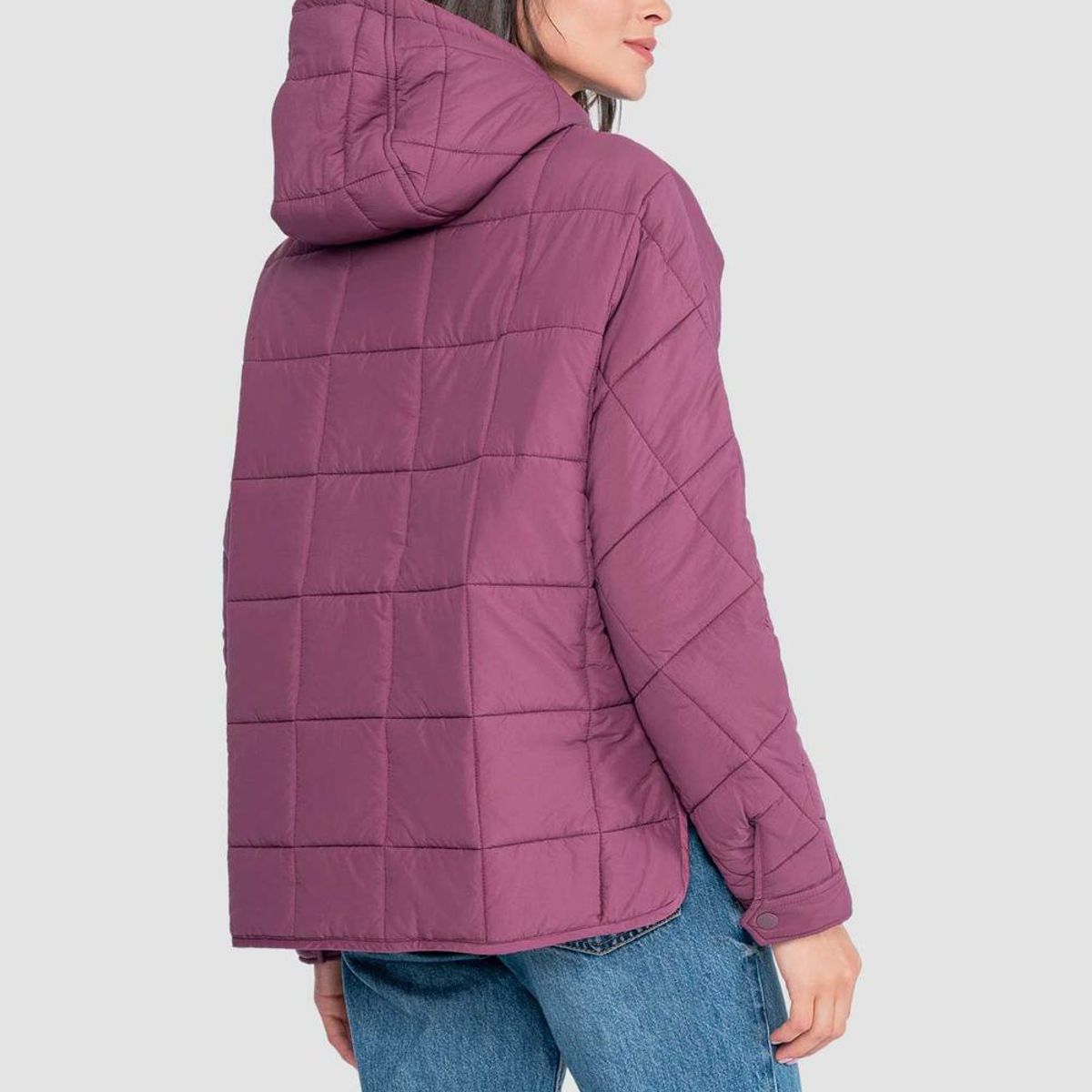 KAYA UNITE - Parka Mujer Anorak Solid Berry