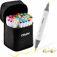 OHUHU - Marcadores al Alcohol Honolulu 48 Colores + 1 Blender