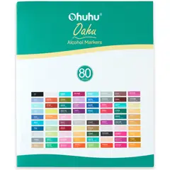 OHUHU - Marcadores al Alcohol Set 80 Colores + 1 Blender