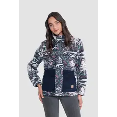 KAYA UNITE - Polerón Chiporro Mujer Hazy Navy