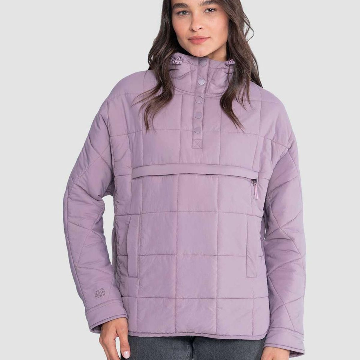 KAYA UNITE - Parka Mujer Anorak Solid Malva