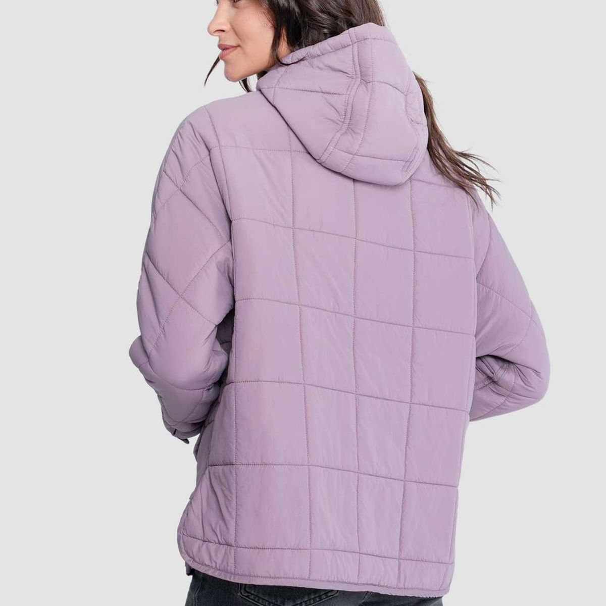 KAYA UNITE - Parka Mujer Anorak Solid Malva