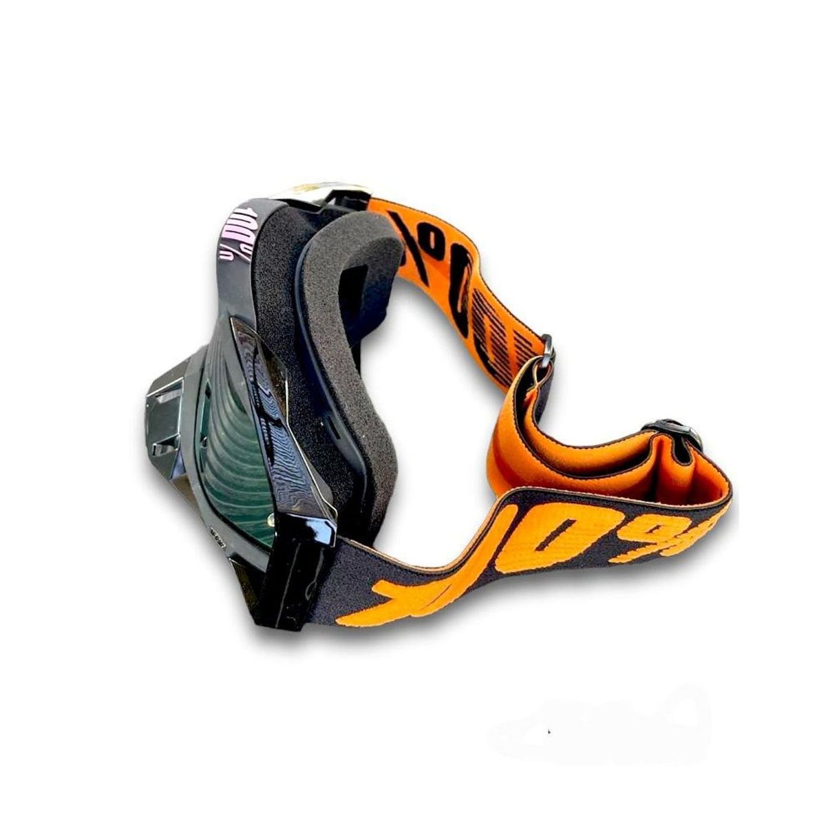 GENERICO - Antiparras para ski motocross Snowboard Naranja con negro