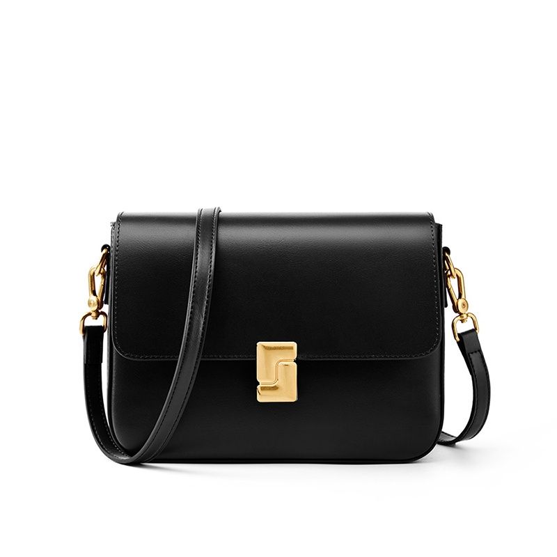 PUREPOWER - Bolsos cruzados con solapa de cuero Bolsos elegantes para mujer