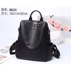 PUREPOWER - Mochila bandolera de piel para mujer