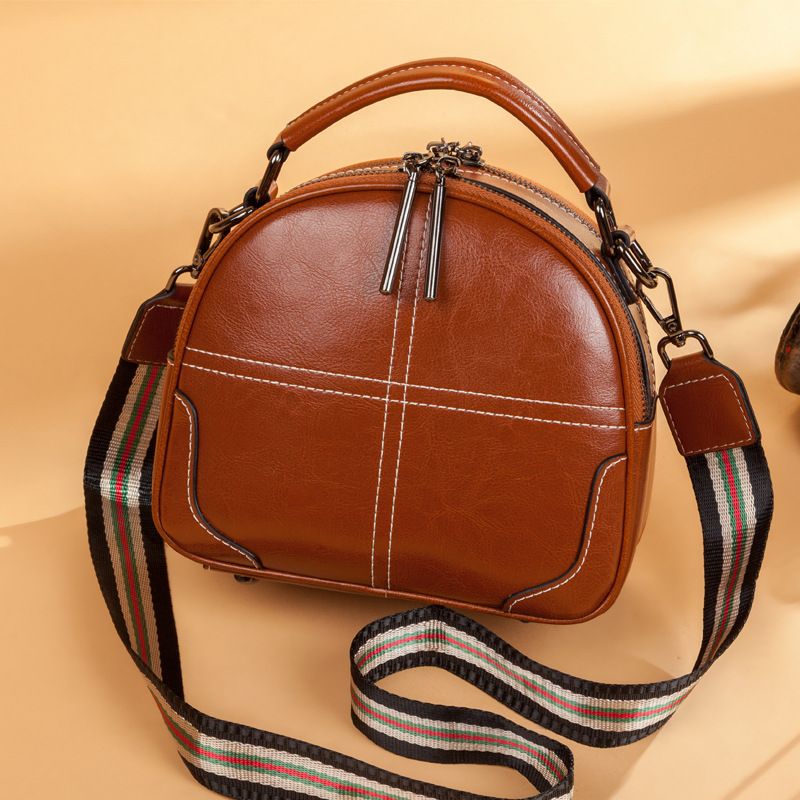 PUREPOWER - Bolso bandolera de mujer en piel maciza