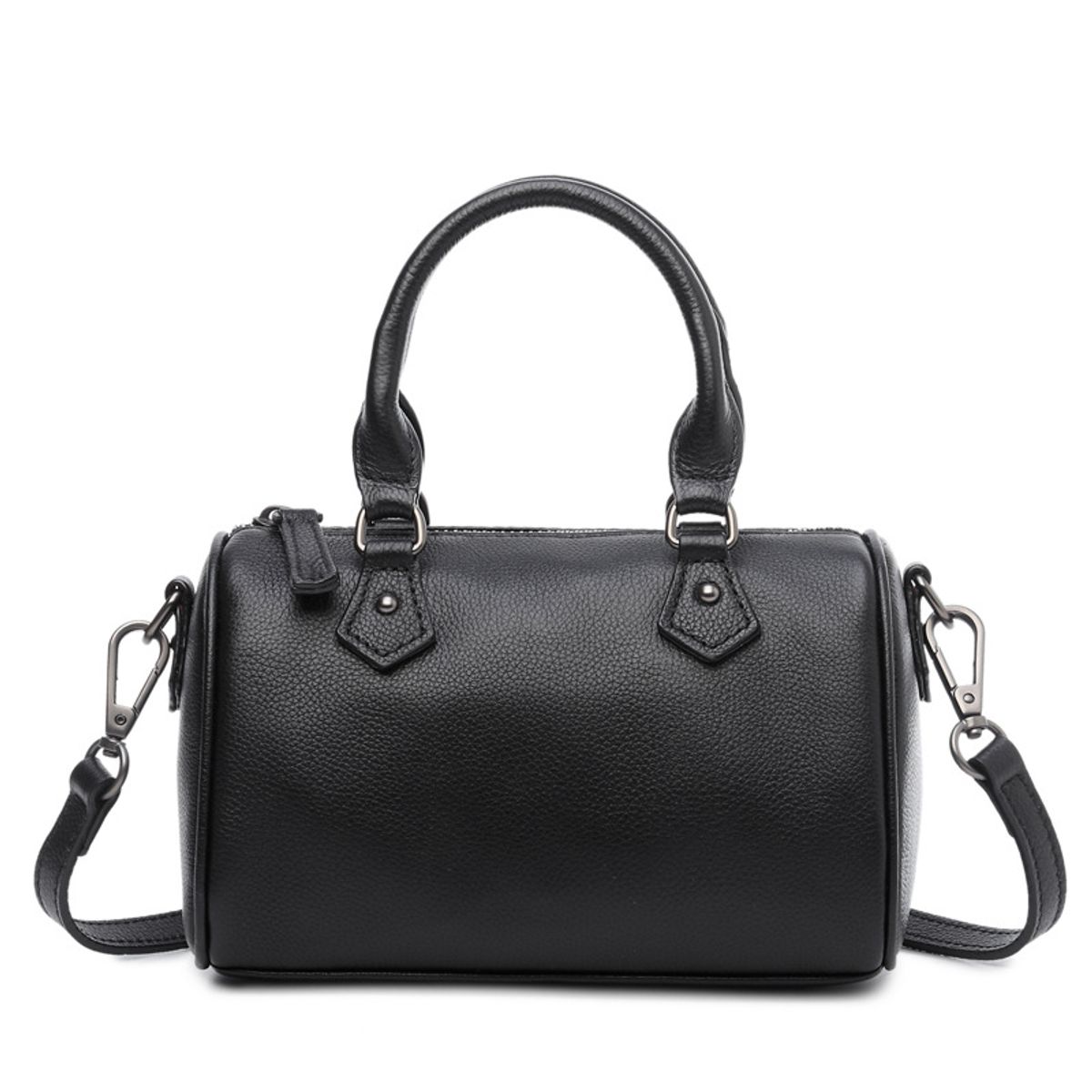 PUREPOWER - Bolso tipo almohada de piel auténtica bolso bandolera para mujer