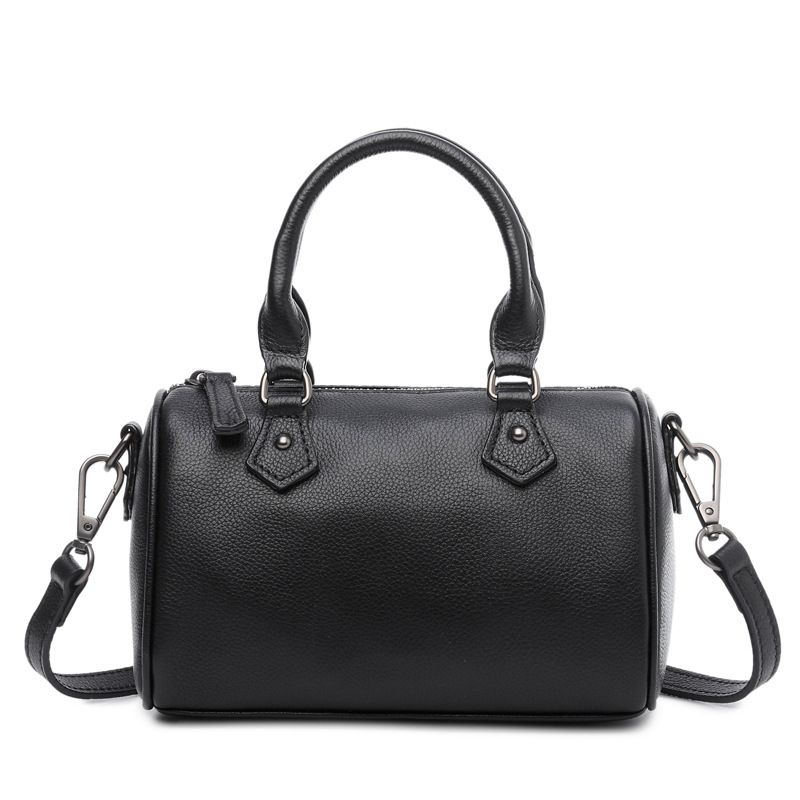 PUREPOWER - Bolso tipo almohada de piel auténtica bolso bandolera para mujer