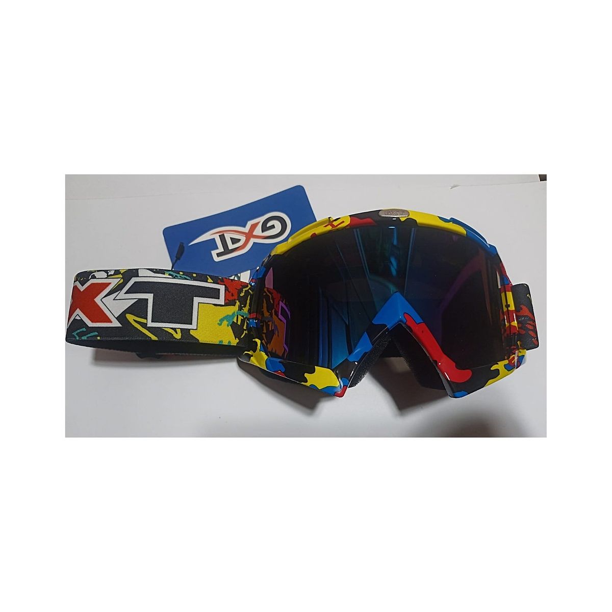 GENERICO - Antiparras para ski motocross y nieve tricolor