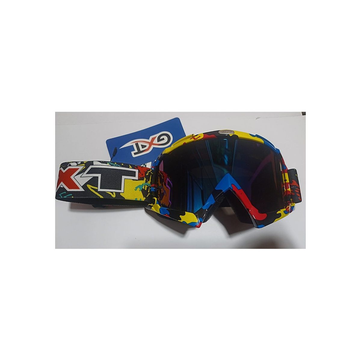 GENERICO - Antiparras para ski motocross y nieve tricolor