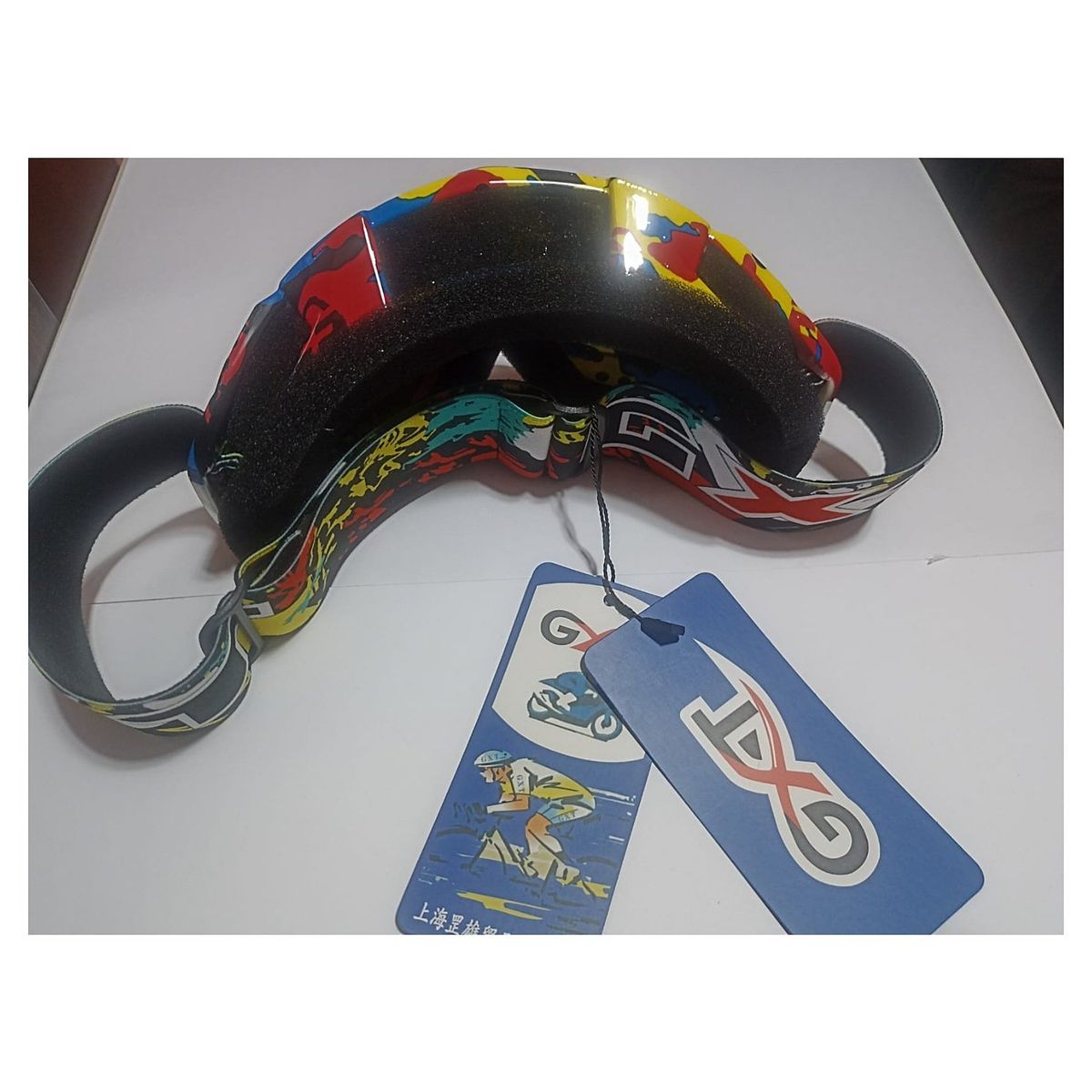 GENERICO - Antiparras para ski motocross y nieve tricolor