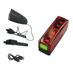 GENERICO - Luces LED para bicicletas trasera y delantera