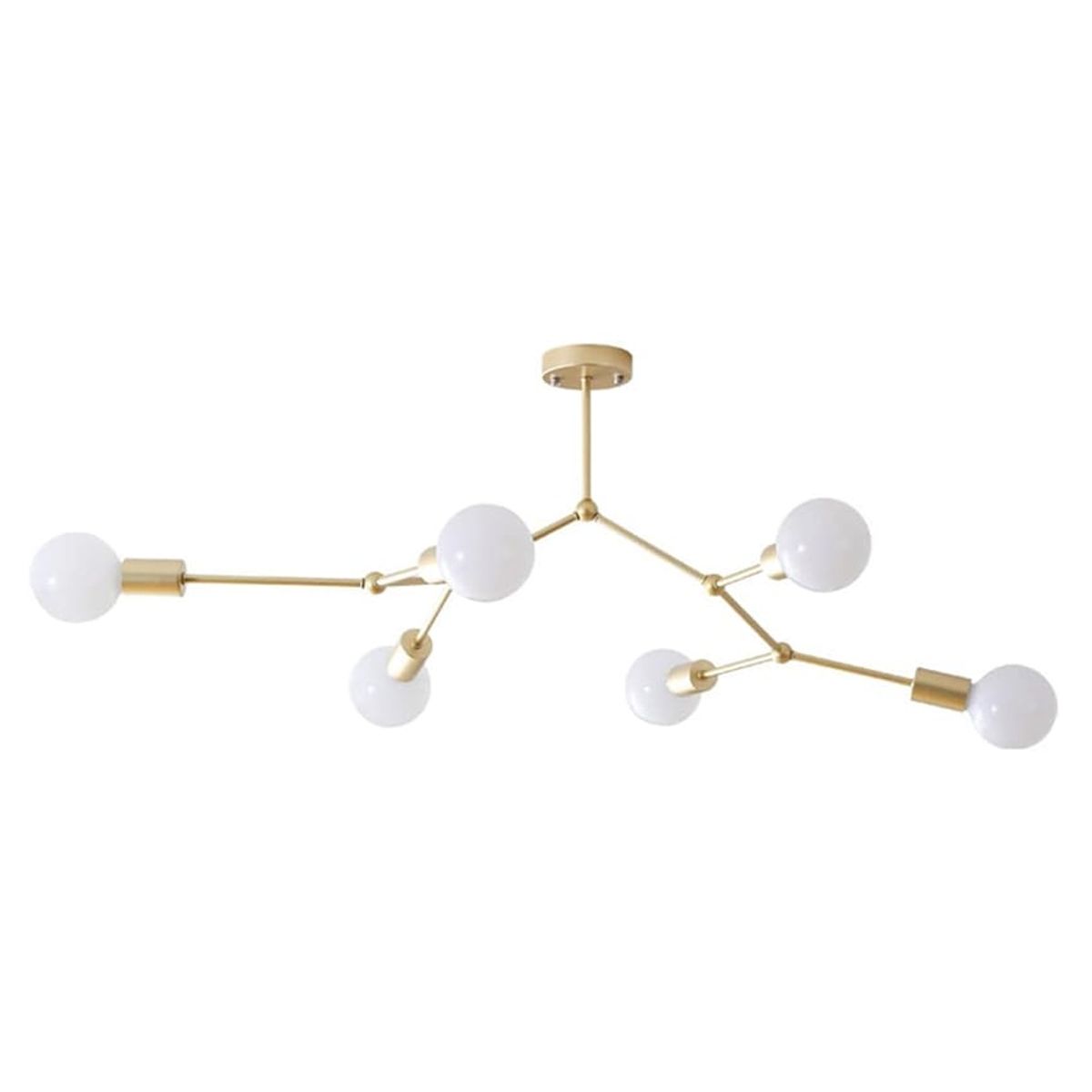 PUREPOWER - Lámpara de araña moderna para sala de estar cla112-Oro