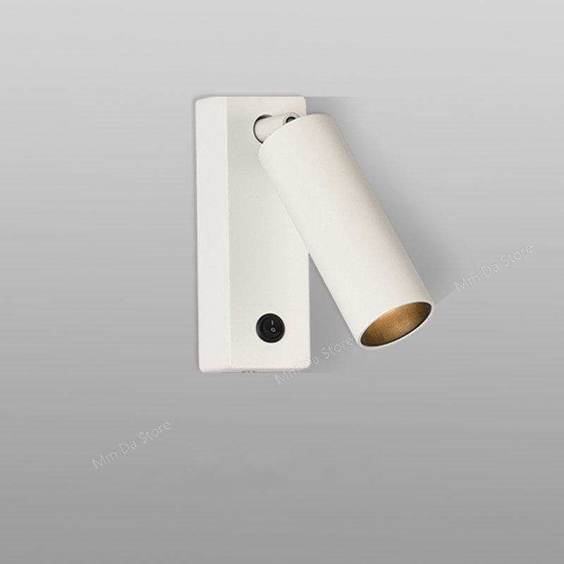 MMDH - Led 3w spotlight dormitorio plegable lámpara de pared giratoria 195