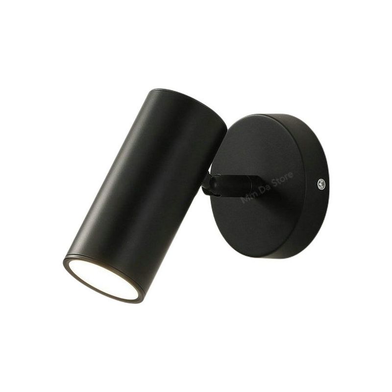 MMDH - Corredor de dormitorio de lujo de luz led lámpara de pared negro 198.