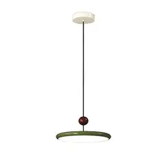 MMDH - Platillo Volador Moderno Lámpara Colgante Comedor-LED CLA282-Verde.