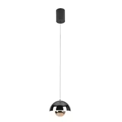 MMDH - Comedor Dormitorio Danish Pod LED Lámpara Colgante CLA278 Oro Negro..